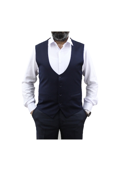 Mentor Regalo Büyük Beden U Yaka Yelek Laci̇Vert 550177