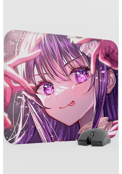 Oshi No Ko Anime V1 - 48x40 Xl Gaming Kauçuk Kaymaz Taban Mouse Pad Fare Altlığı