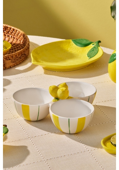 Karaca Lemon Sunumluk 21 Cm Sarı