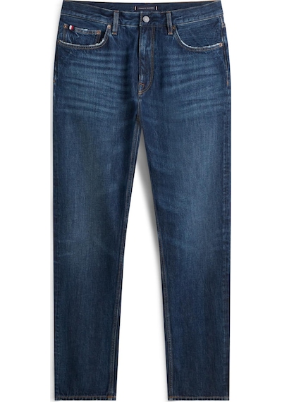 Tommy Hilfiger Erkek Regular Tapered Harlem Baz Indigo Jean-13201 Mavi