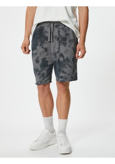 Koton Oversize Bermuda Şort Beli Bağcıklı Soyut Baskılı Cepli Gri Desenli 4sam40024mk Gri Koton Oversize Bermuda Şort Beli Bağcıklı Soyut Baskılı Cepli Gri Desenli 4sam40024mk Gri