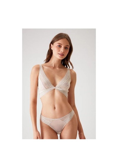 Pierre Cardin Dantel Detaylı Bralet Sütyen Takım Taş 001