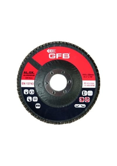 Gfb Alüminyum Flap Disk Zımpara 115X60 Kum