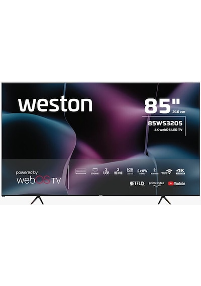 Weston 85WS3205 85" 214 Ekran 4K Ultra HD Webos TV
