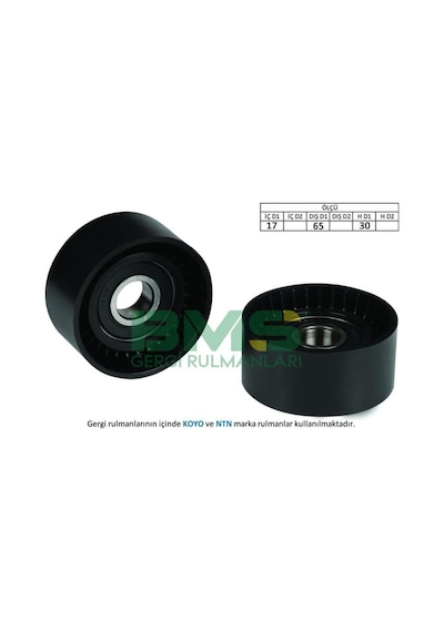 BMS 259 Alternatör Gergi Rulmanı 145-146-147-155-156-166-Gtv-Spıder 1.4-16V-1.6 16V-1.8 16V-1.9Jtd-92