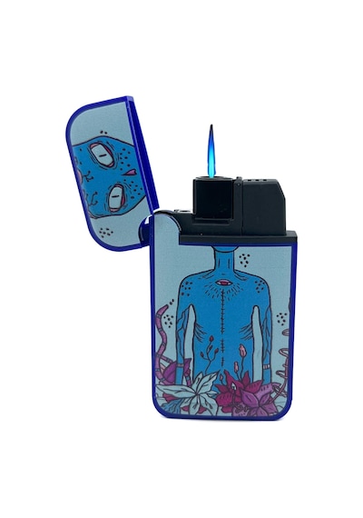 Zengaz Cool Tasarım Jet Alev Çakmak - Alien Lacivert