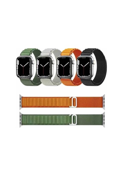 Watch Ultra 49mm Uyumlu Krd-74 Hasır Rhn Kordon Koyu Mor