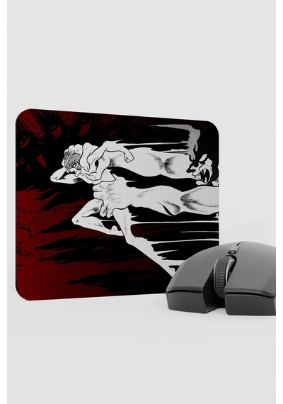 Devilman Crybaby Anime V4 - 22x18 Gaming Kauçuk Kaymaz Taban Mouse Pad Fare Altlığı