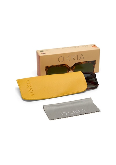 Okkia Roma Unisex Güneş Gözlüğühavana/ Lens: Yeşil Kahverengi