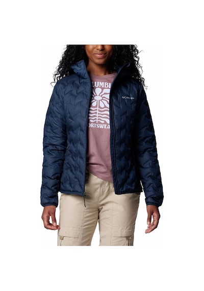 Columbia Delta Ridge Iı Down Hooded Jacket Kadın Outdoor Mont Wk2769 Lacivert