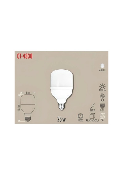 Cata Ct-4330 25w Torch Led Ampul 2700 Lümen 6400k Beyaz