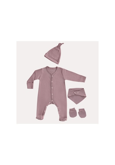 Mama Padre Rosa Yenidoğan Mini Set - 4 Parça Renkli - 861047005 Renkli