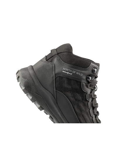 North Of Wild Yukan Su Geçirmez Unisex Bot - Sıyah 001