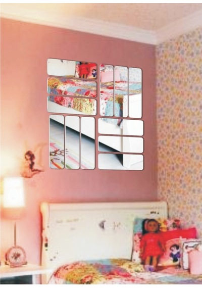 M3 Decorium Granit Dekoratif Ayna Gümüş