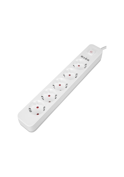 S-link Spg501s 1.5 Metre Kablolu 750 Joule 1.5 Mm Anahtarlı 5'li Akım Korumalı Priz 1.5 M