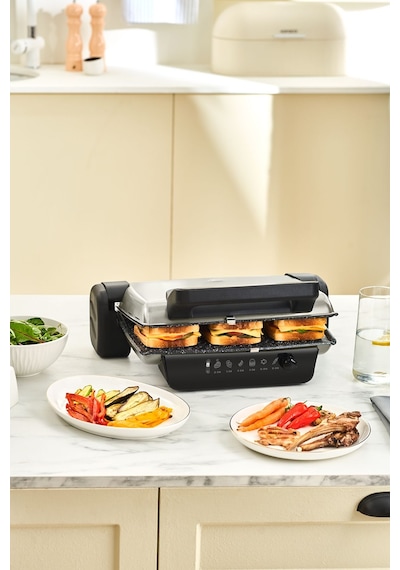 Karaca Crust Grill Toast 1800 W Izgara Ve Tost Makinesi