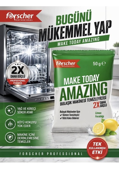 Forscher Professional Make Today Amazing: Bulaşık Makinenizin Gücünü Geri Kazanın 50g