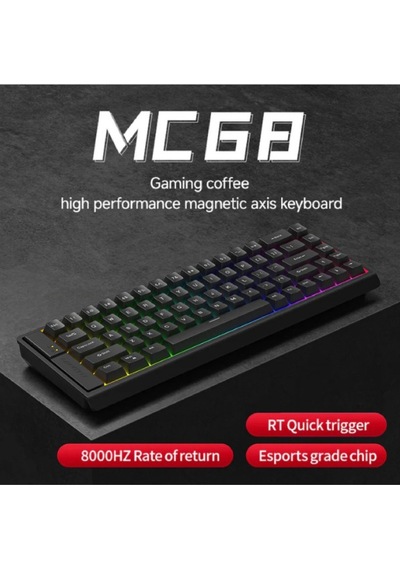 Langtu Mc68 Rgb Yüksek Performanslı Oyun Manyetik Anahtarlı Kablolu Klavye