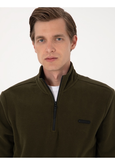 Pierre Cardin Erkek Haki Sweatshirt 50314056-vr027 Haki