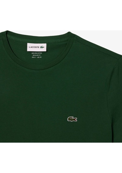 Lacoste Erkek Regular Fit Bisiklet Yaka T-shirt Yeşil