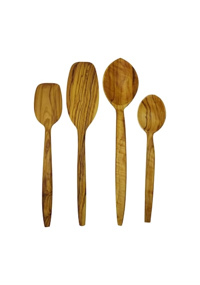 doğal zeytin el yapımı  kaşık seti , tahta kaşık , spatula , ahşa