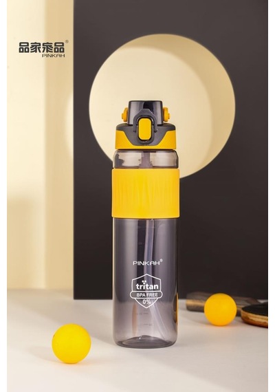 Pınkah Pj-756 750ml Pipetli Turuncu Tritan Matara Turuncu