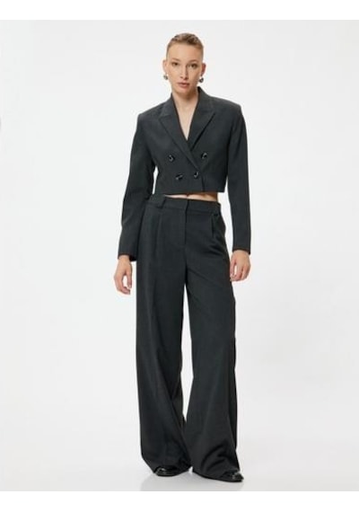 Koton Trousers-antrasit Melanj Antrasit Melanj