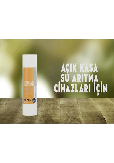 Açık Kasa Su Arıtma Cihazı Sediment Filtre Spun Filtre Filtre