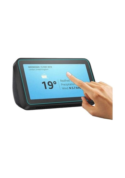 Amazon Ev Amazon Echo Show 5 Uyumlu Body Şeffaf Ekran Koruyucu Nano Jelatin