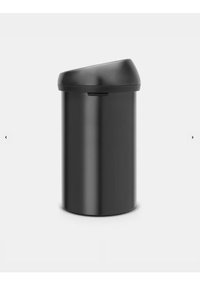 Brabantia Matt Black Dokunmatik Çöp Kovası 60lt Siyah