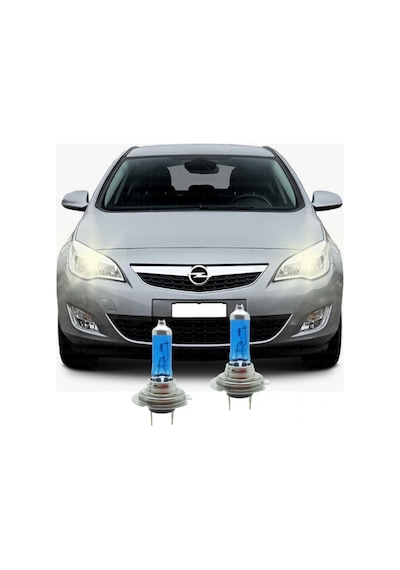 Opel Astra J Kısa Far H7 Xenvısıon Beyaz Işık Halojen Ampul 2'li Set