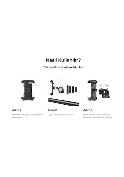 Lamicall Motosiklet Ve Bisiklet Telefon Tutucu Ayarlanabilir Bp03b