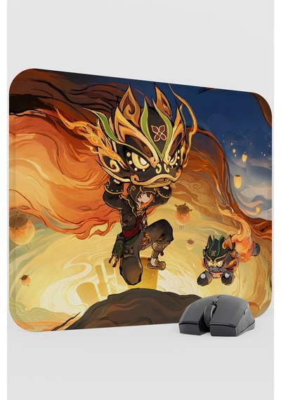 Gaming Genshin Impact Anime Gacha V5 - 48x40 Xl Gaming Mouse Pad Fare Altlığı