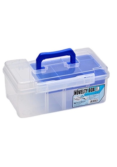 Meiho Novelty Box L Şeffaf Malzeme Kutusu Mavi Detay