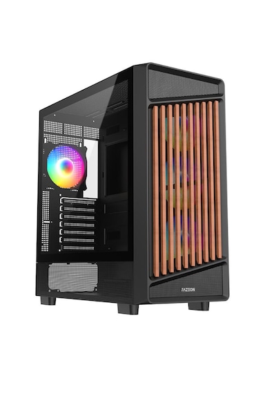 Fazeon F19 750w 80plus Bronze 4x120mm Argb Fanlı Atx Siyah Bilgisayar Kasası