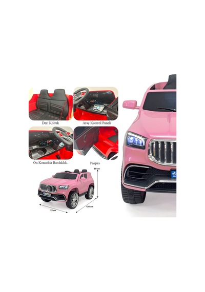 Bmw Akülü Araba 0-6 Yaş Pembe