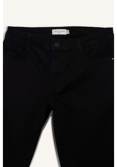 Defacto Pedro Slim Fit Dar Kalıp Normal Bel Dar Paça Jean Pantolon S2711az26spnm40 Siyah-nm40