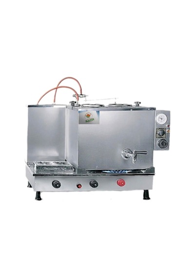 2 Demlikli İnoks Çay Ocağı İnoks Çay Kazanı Elektrik + Doğalgazlı