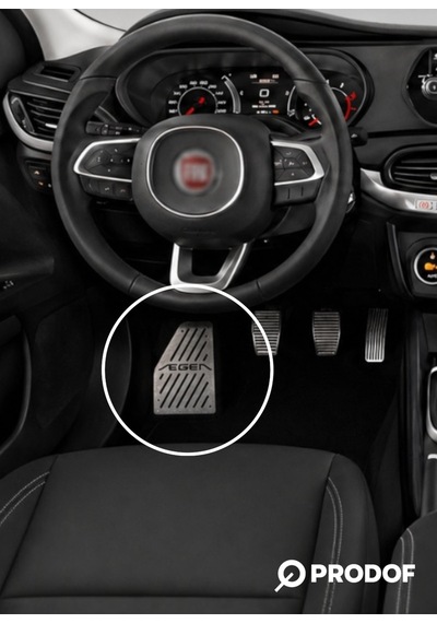 Fiat Egea Krom Ayak Dinlendirme Pedalı 2015-2019
