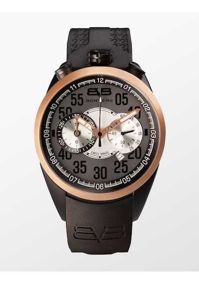 Bomberg Bolt-68 Ns44chtt.0093.2 Chronograph Erkek Kol Saati Siyah - Rose Gold