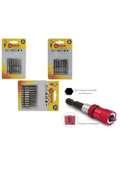 H Rico Matkap Ucu Mıknatıslı Torx Bits Uç Allen Tornavida Seti Ucu Matkap Tutucu Mıknatıslı