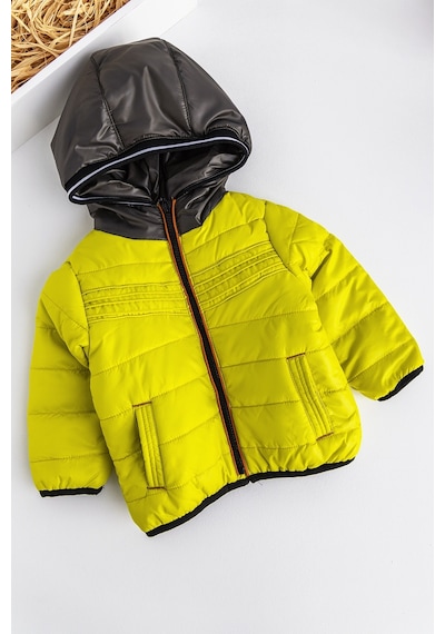 Baby&Kids Kapüşonlu İçi Peluş Astarlı Erkek Çocuk Mont 001
