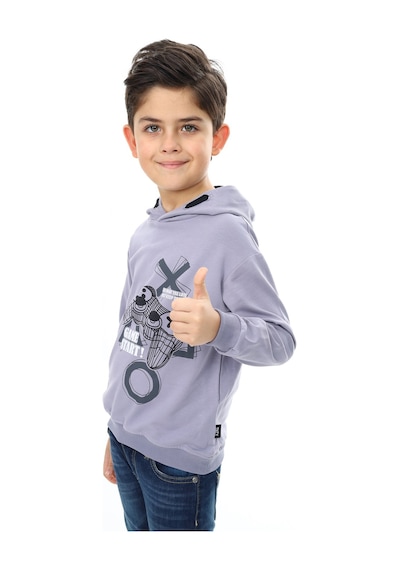 Toontoy Kids Toontoy Erkek Çocuk Relax Fit Kapüşonlu Cepli Düşük Omuz Baskılı Sweatshirt - 2 İplik Koyu Gri Toontoy Kids Toontoy Erkek Çocuk Relax Fit Kapüşonlu Cepli Düşük Omuz Baskılı Sweatshirt - 2 İplik Koyu Gri