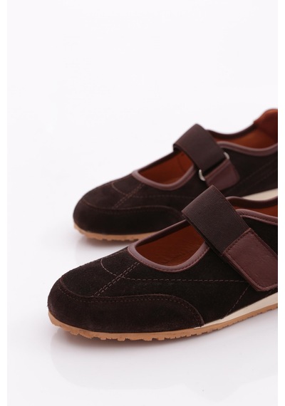 Dgn 252544 Kadın Casual Ayakkabı Kahve Süet