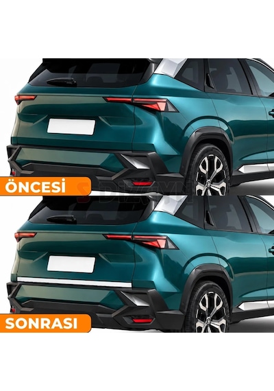 S-dizayn Renault Boreal Krom Bagaj Alt Çıtası Mat Krom 2025 Üzeri A+ Kalite