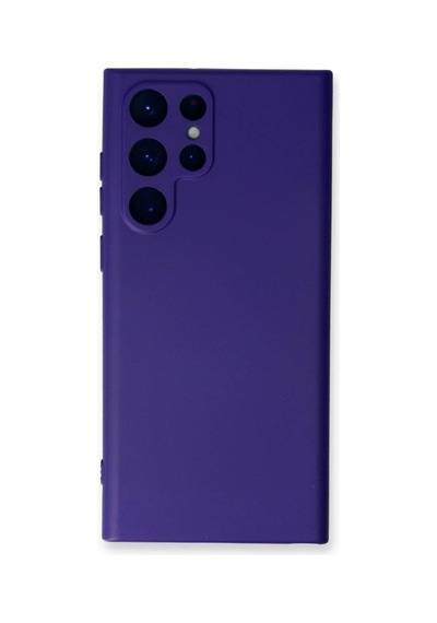 Samsung Galaxy S24 Ultra Kılıf Nano İçi Kadife Silikon - Mor