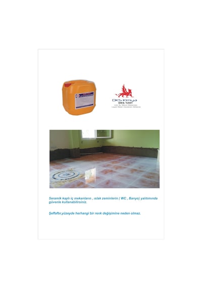 Dks 120T - Likit , Şeffaf Su Yalıtım Malzemesi 5 Kg