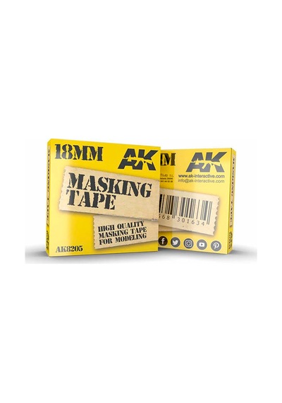 Ak 8205 18mm X 20 Metre Maskeleme Bandı