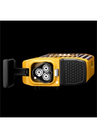 Cohiba Ccm0650 3 Jet Torch Kesicili Puro Çakmağı Sarı
