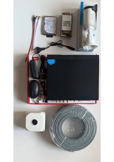 1 Kameralı Güvenlik Seti - 5mp Sony Seculens Kdj-1s-8w-ss-p-v1
